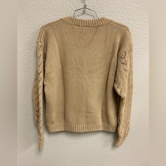 Vintage Northern Traditions 100% Cotton Cardigan knit buttons, size Large EUC - Picture 3 of 10